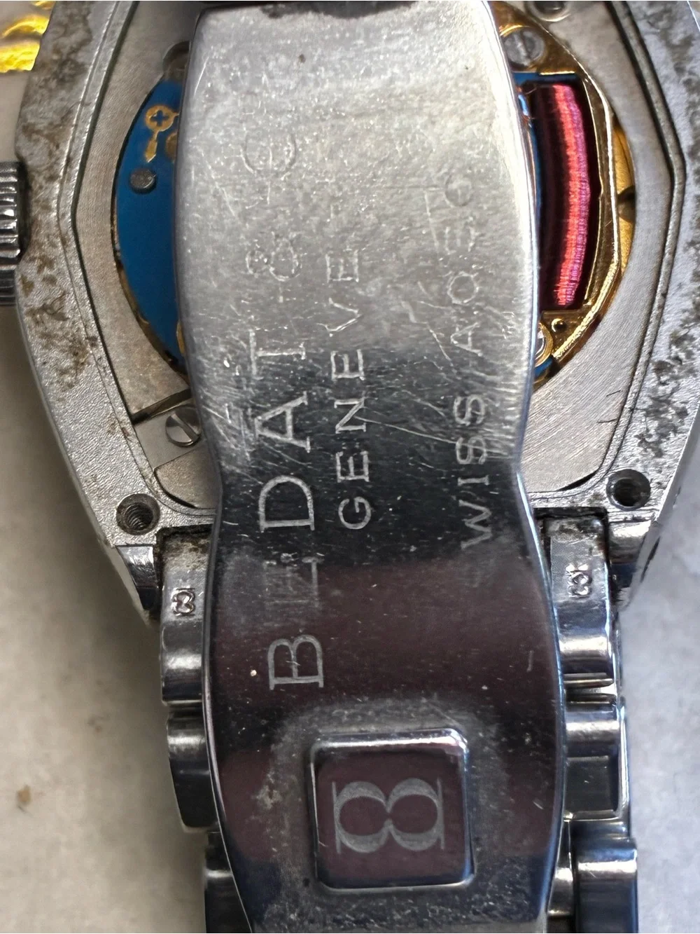 Bedat & Co. Ladies Watch No.3 Ref 306 Stainless Steel Diamond Dial New Battery